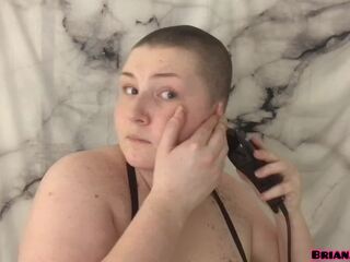 All natural deity klipler head shave for first time